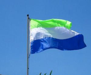 yapboz Sierra Leone Bayrağı